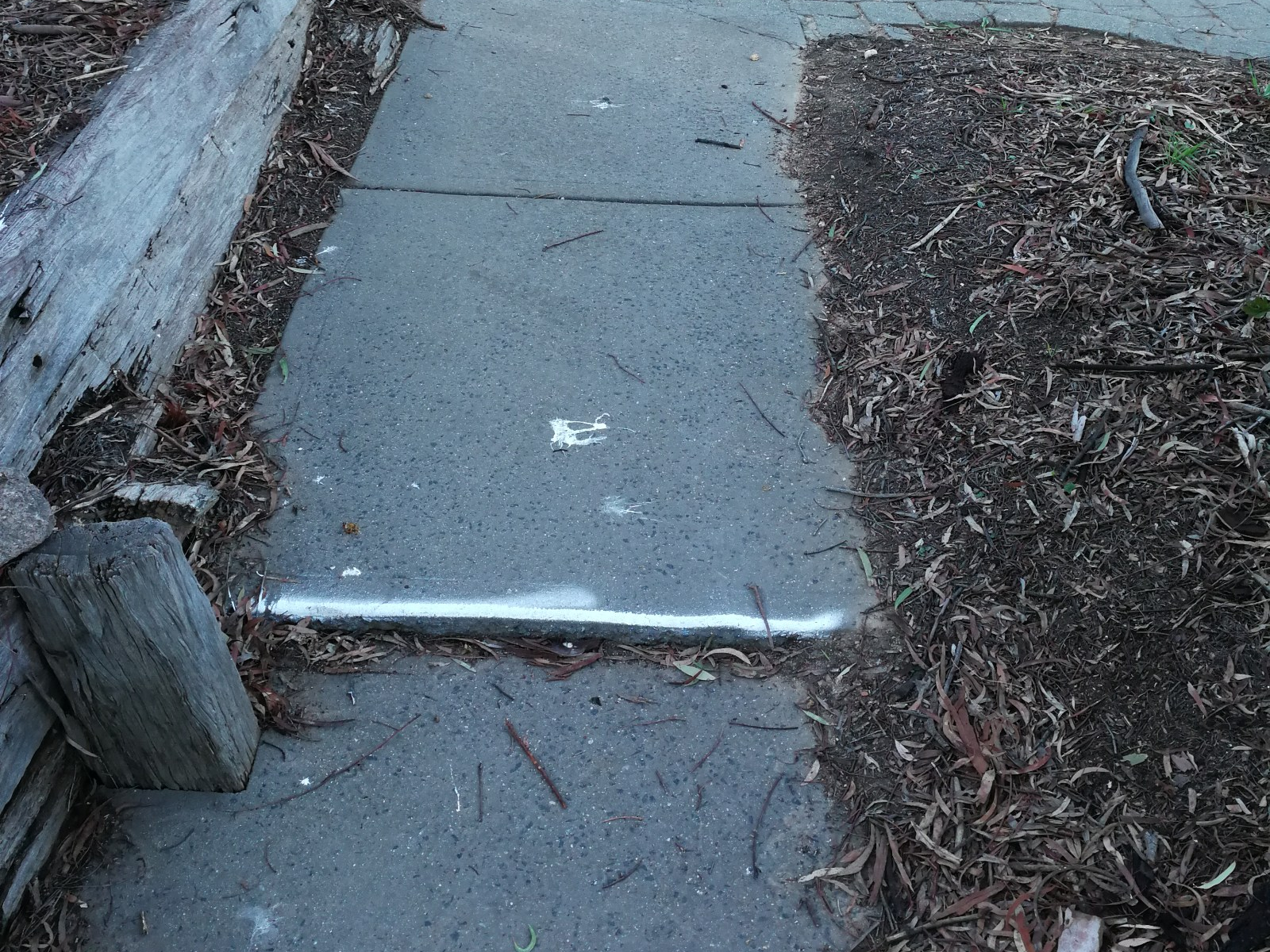 path safety example, Bruce, Canberra - reported via FixMyStreet