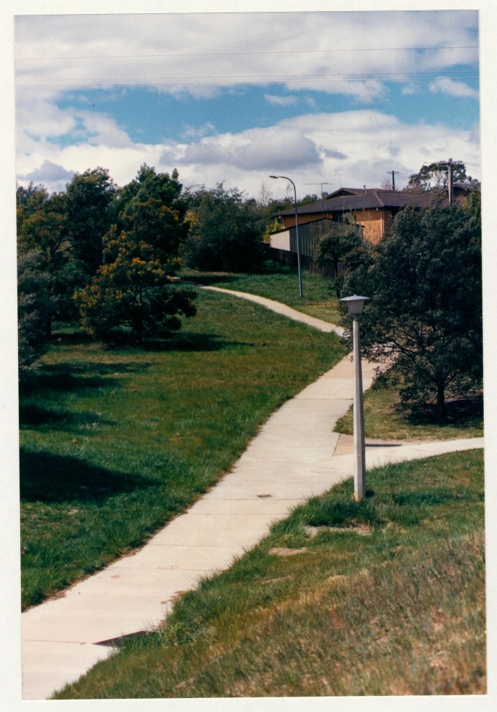 Gowrie feeder path from Ashley Drive. c1989